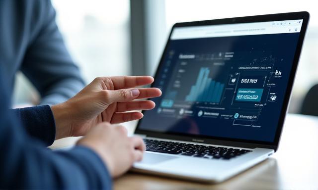 Legal professional reviewing digital compliance documents